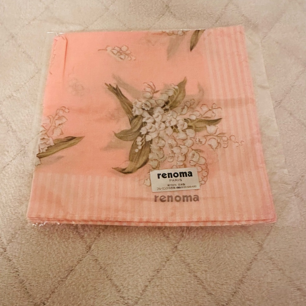 Pink Floral Women's Handkerchief